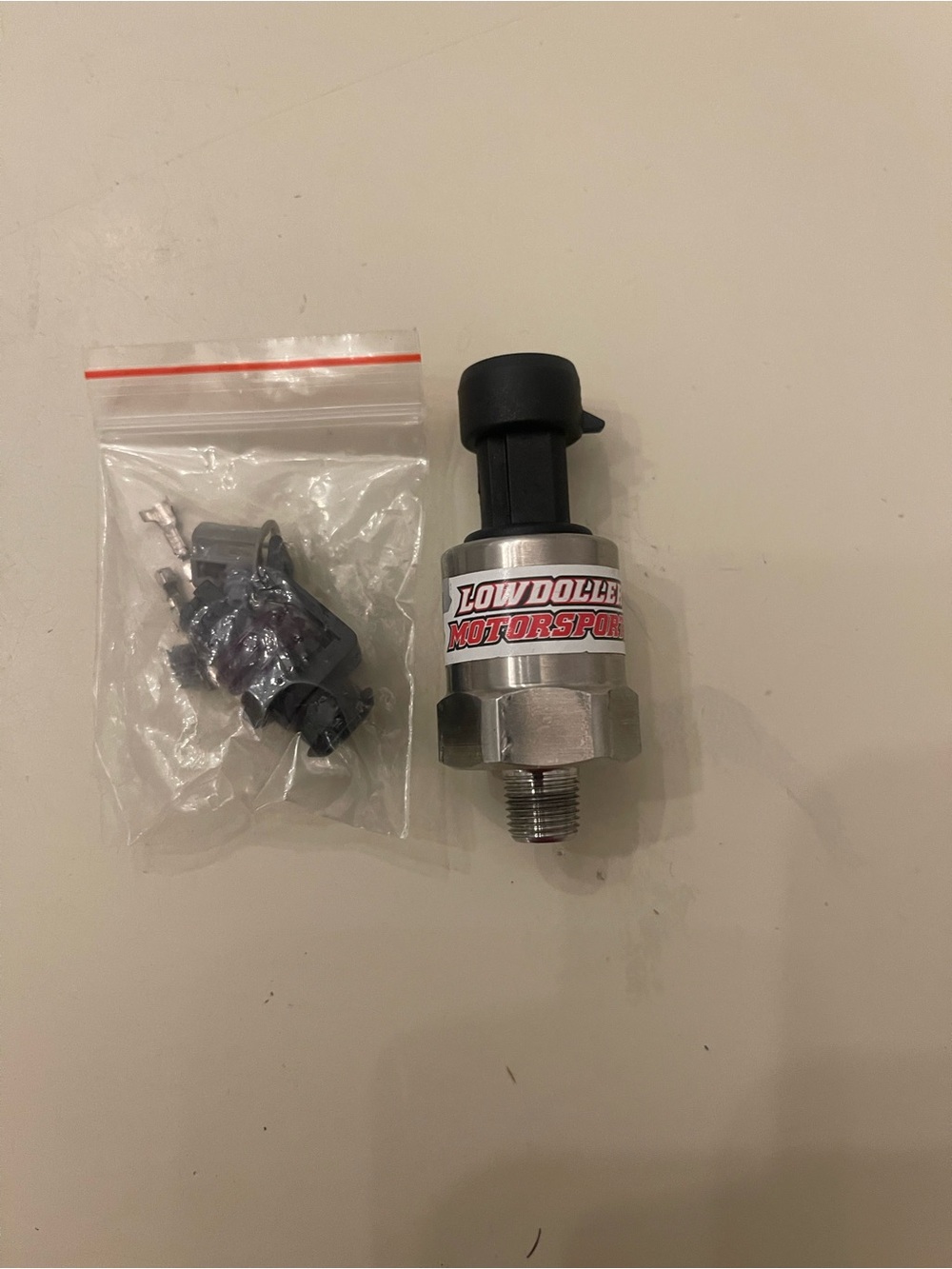 Lowdoller Motorsports 100 PSI Pressure Sensor - Fuel/Oil/Coolant PN: 7990100